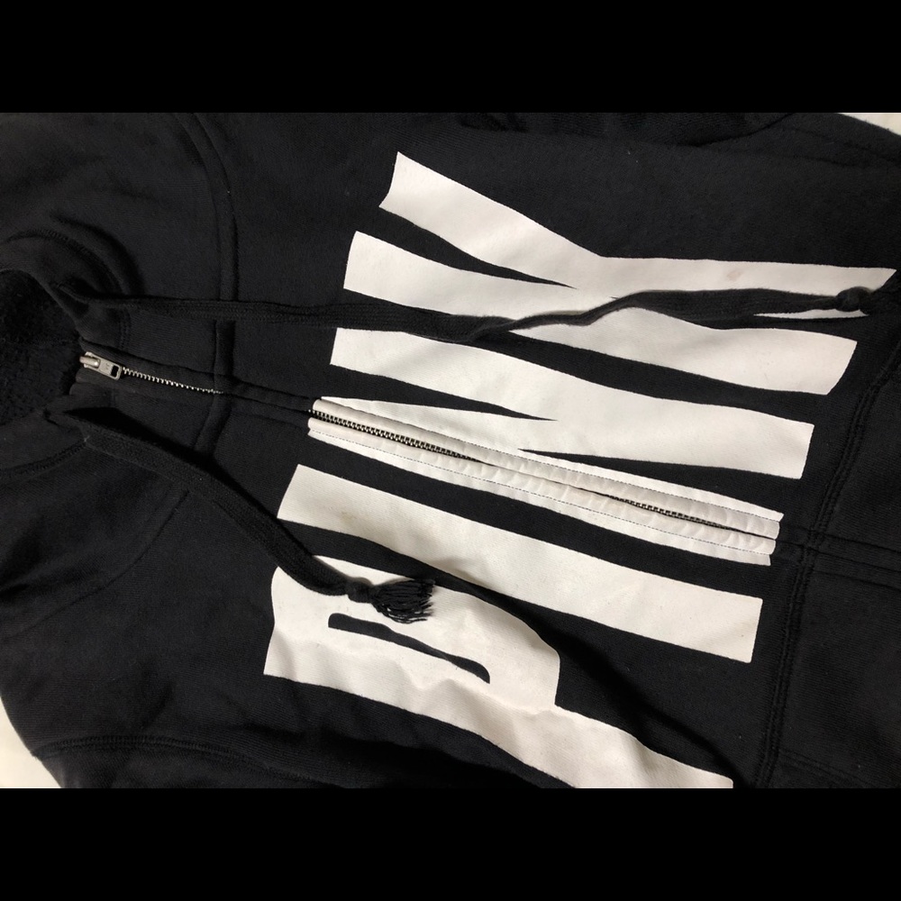 PINK mock neck sweater zip hoodie VS